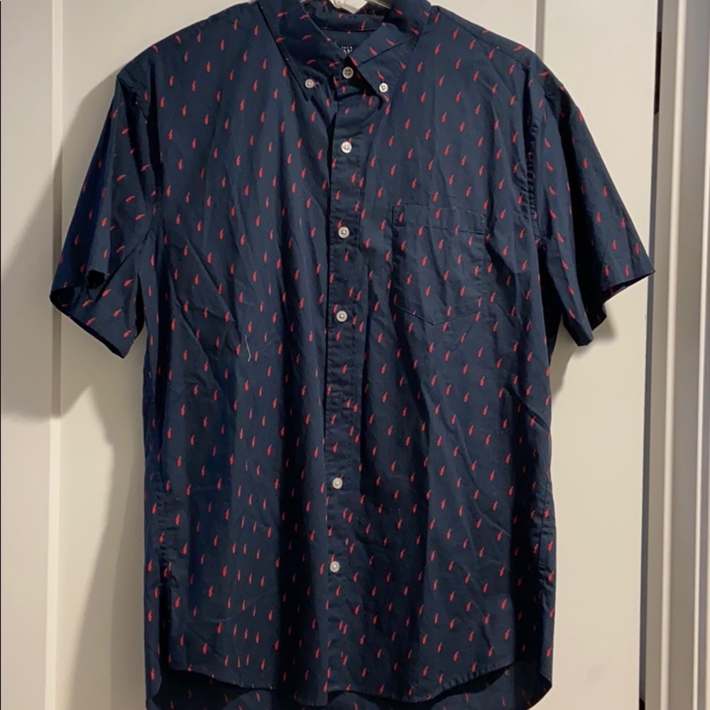 J.Crew Mercantile Flex slim untucked stretch shirt